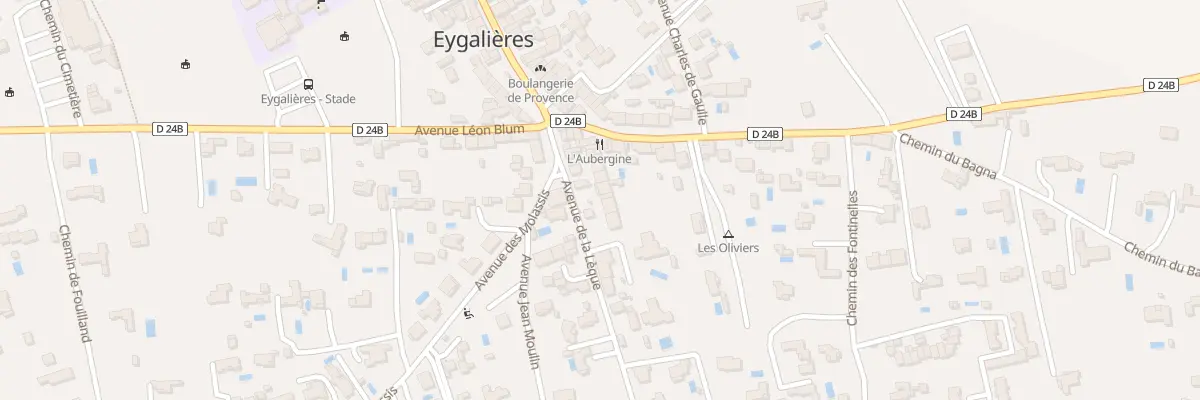 Plan du 5204A Av de la Lèque à Eygalières