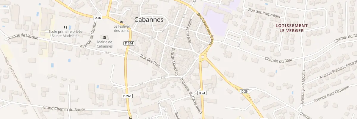 Plan du 9A Rue du Dauphin à Cabannes