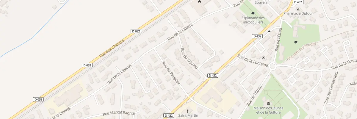 Plan du 11 Rue du Cigalou à Saint-Marcel-lès-Valence