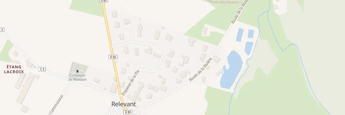 Plan du 188 Imp de la Pie à Relevant