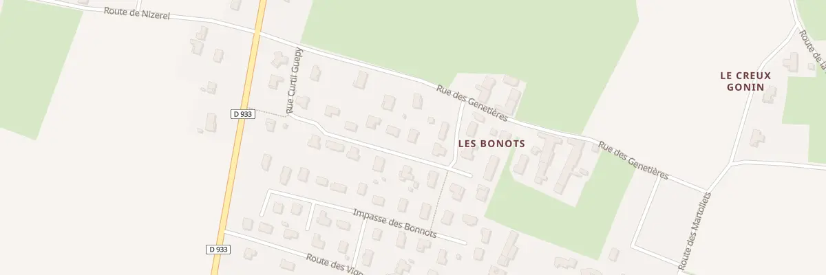 Plan du 132 Rue Curtil Guepy à Saint-Bénigne