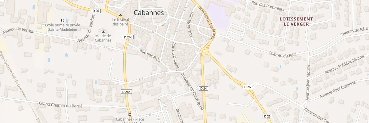 Plan du 18 Rue des Bourgades à Cabannes