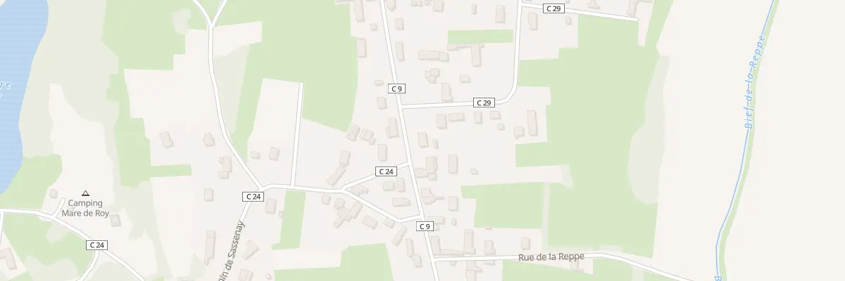 Plan du 57B Rue de la Prairie à Gergy
