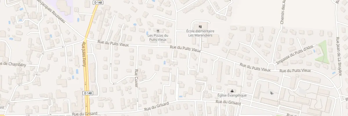 Plan du 52B Rue du Puits Vieux à Saint-Priest