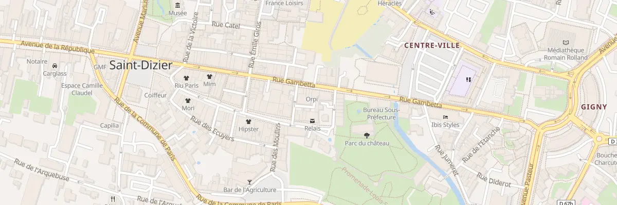 Plan du 5 Rue Marie Stuart à Saint-Dizier