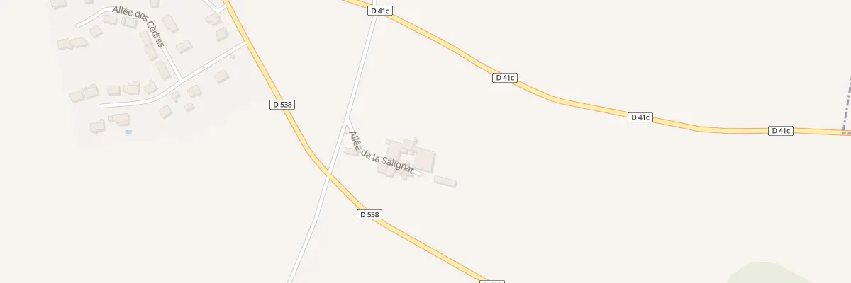 Plan du 5304 La Salignac à Estrablin