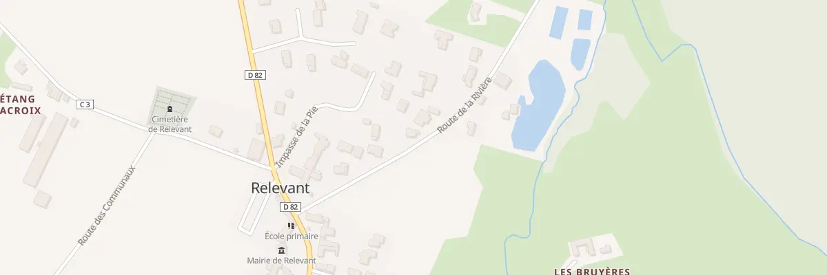 Plan du 153 Rte de la Riviere à Relevant