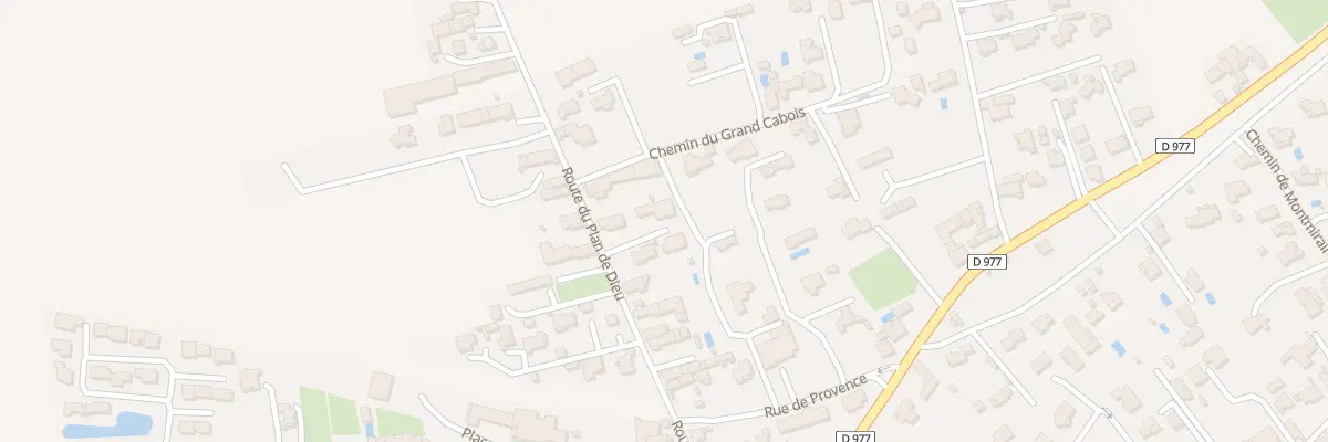 Plan du 290B Rte du Plan de Dieu à Violès