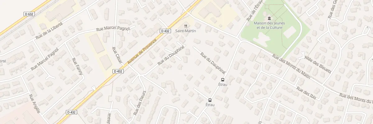 Plan du 20 Rue du Dauphine à Saint-Marcel-lès-Valence