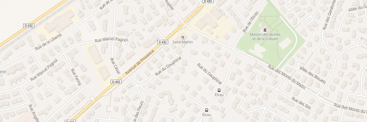 Plan du 22 Rue du Dauphine à Saint-Marcel-lès-Valence
