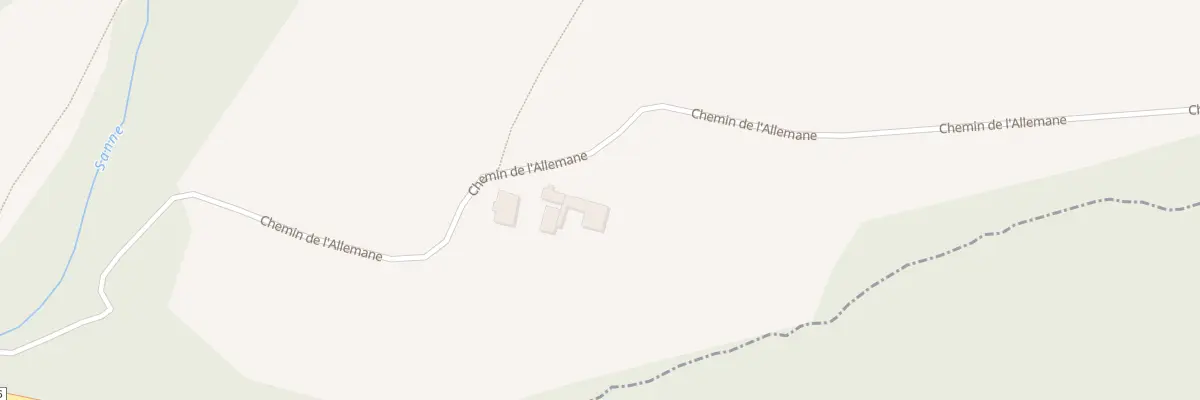 Plan du 542 Che de l’Allemane à Montseveroux