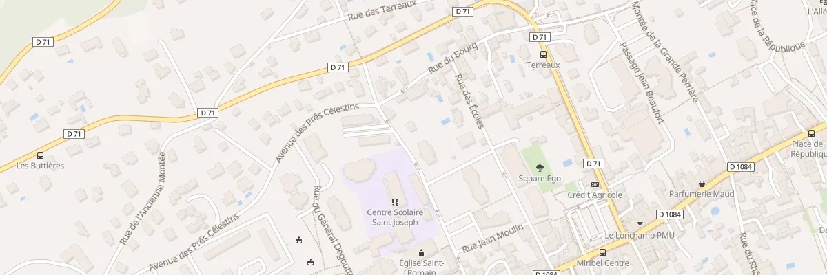 Plan du 198 Rue Henri Grobon à Miribel