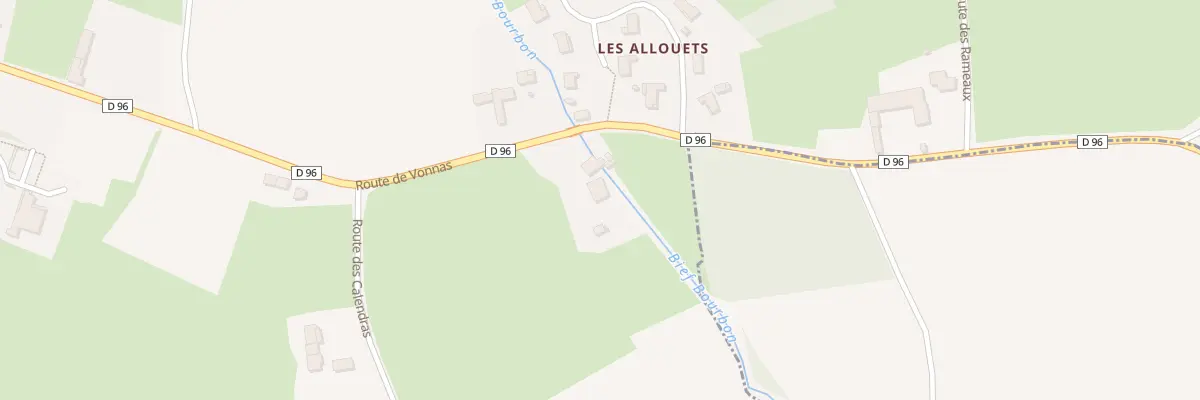 Plan du 540 Rte de Vonnas à Biziat