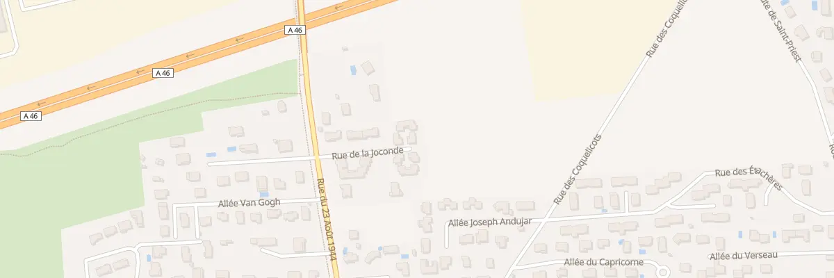 Plan du 13 Rue de la Joconde à Mions