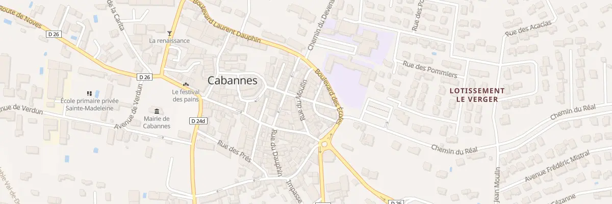 Plan du 4 Rue de l’Horloge à Cabannes