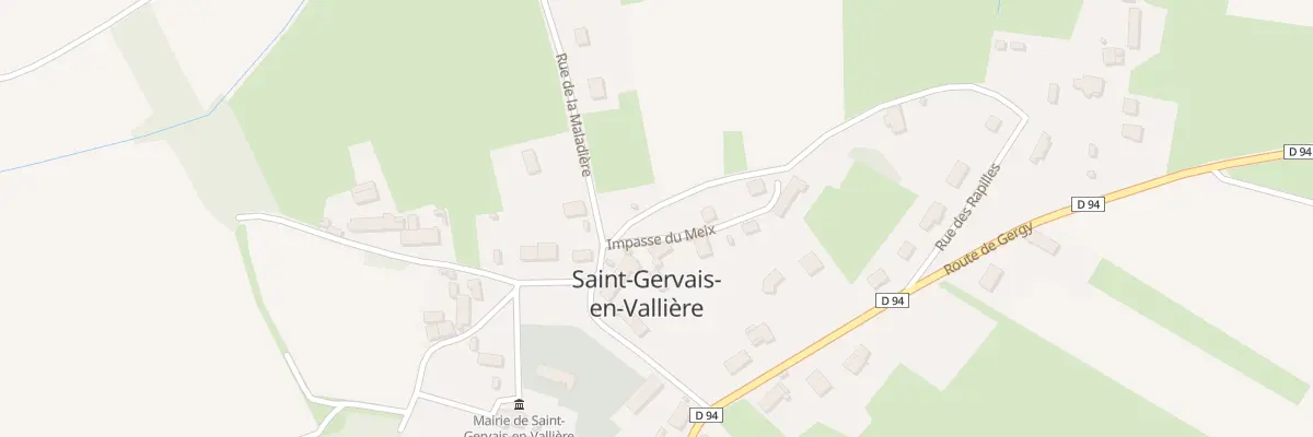 Plan du 2 Imp du Meix à Saint-Gervais-en-Vallière