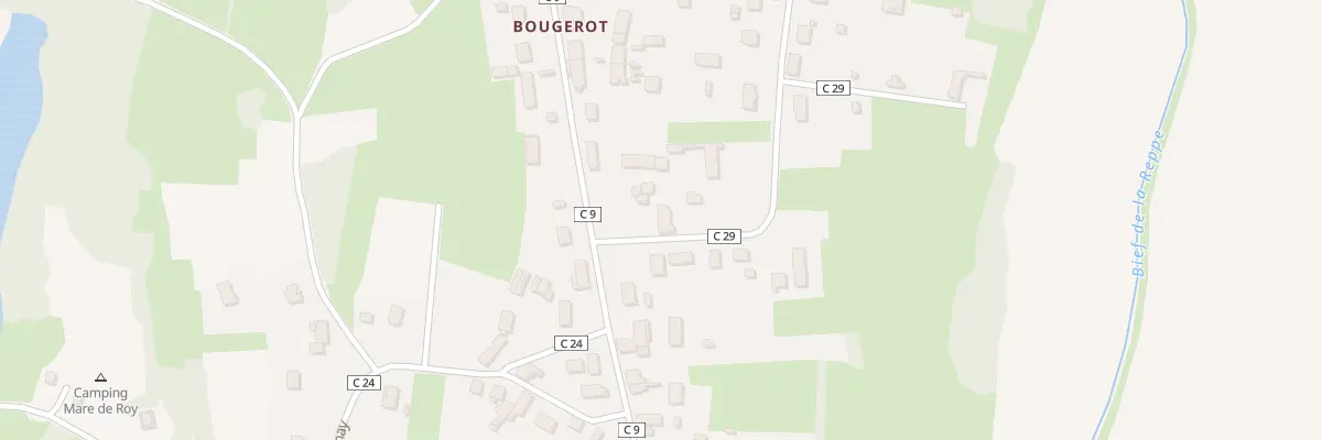 Plan du 1 Rue du Lavoir à Gergy