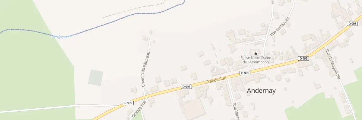 Plan du 62 Gr Grande Rue à Andernay