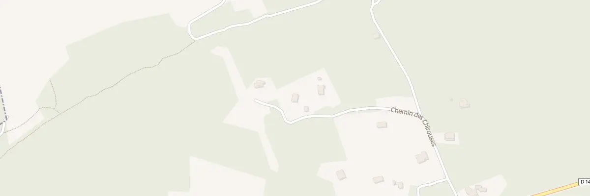 Plan du 235 Che des Chirouses à Taulignan