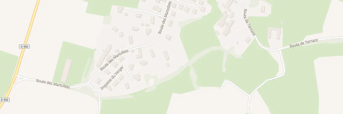 Plan du 1023 Vc Creux Gonin Ternant à Saint-Bénigne