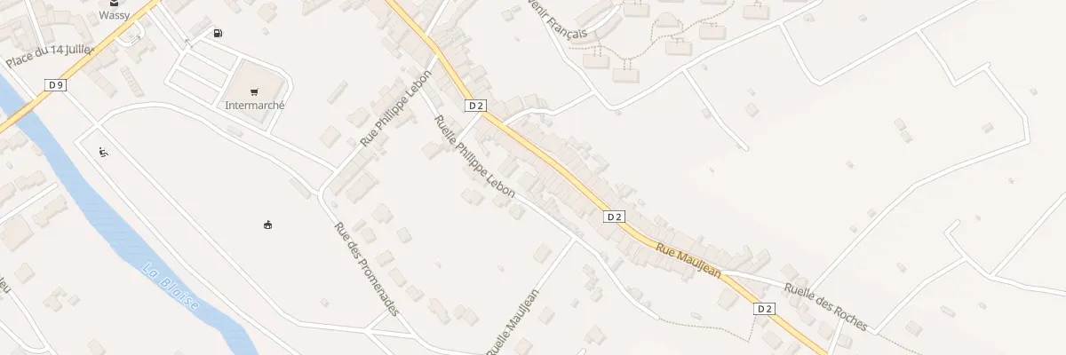 Plan du 58 Rue Mauljean à Wassy