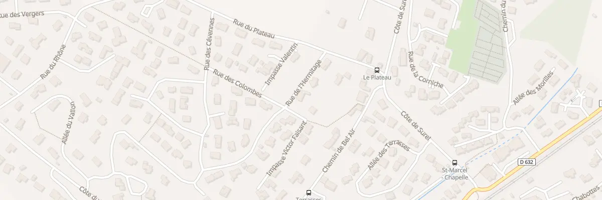 Plan du 7 Rue de l’Hermitage à Saint-Marcel-lès-Valence