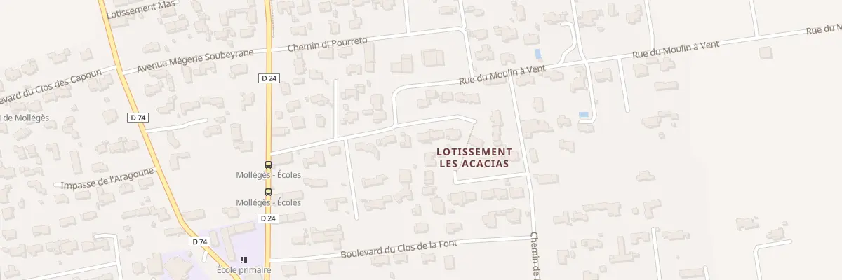 Plan du 10 Lot les Acacias à Mollégès