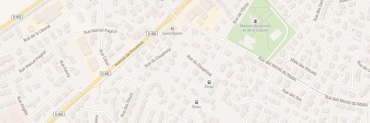 Plan du 24 Rue du Dauphine à Saint-Marcel-lès-Valence