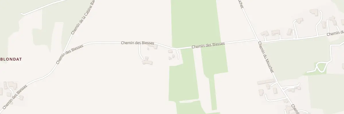 Plan du 1010 Che des Biesses à Épinouze