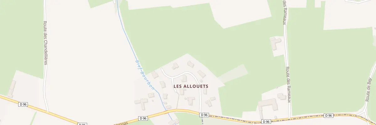 Plan du 8 Lot les Allouets à Biziat