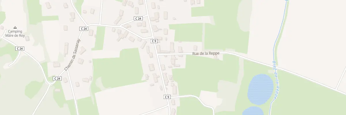 Plan du 2 Rue de la Reppe à Gergy