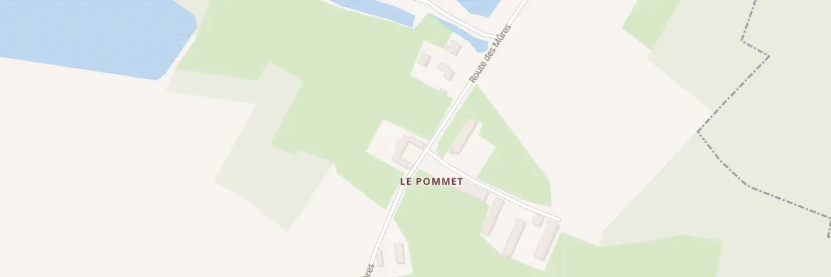 Plan du 398 Rte des Mûres à Sainte-Olive