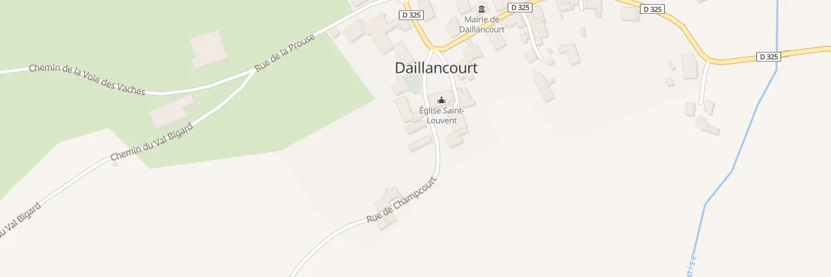 Plan du 6 Rue de Champcourt à Daillancourt