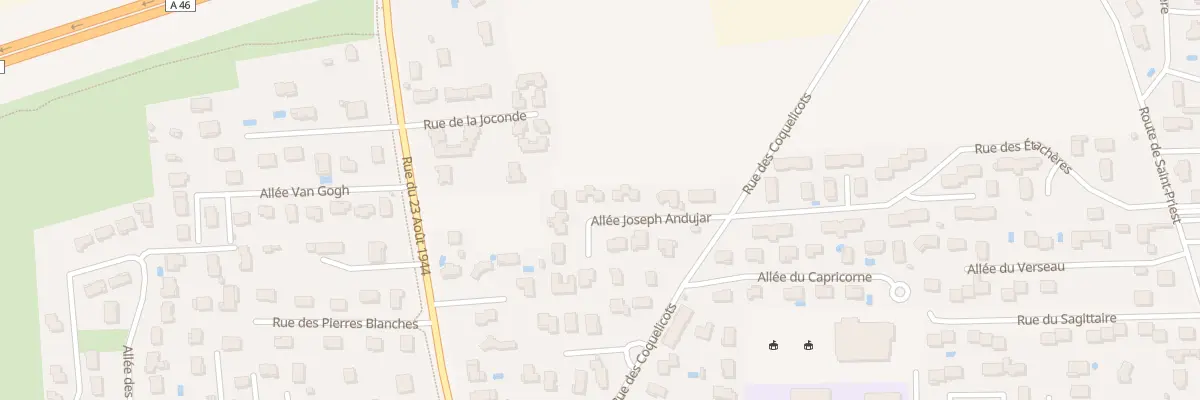 Plan du 5 All Joseph Andujar à Mions