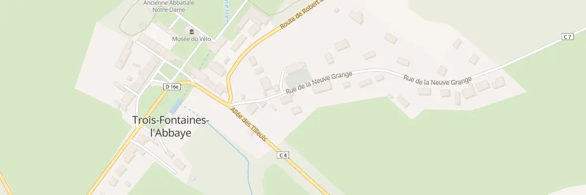 Plan du 6 Rue de la Neuve Grange à Trois-Fontaines-l’Abbaye