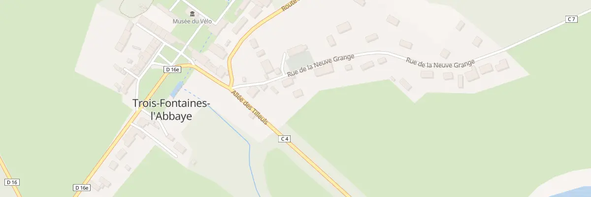 Plan du 4 Rue de la Neuve Grange à Trois-Fontaines-l’Abbaye