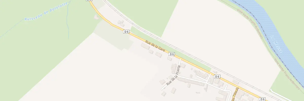 Plan du 21 Rue de la Gare à Noyers-Pont-Maugis
