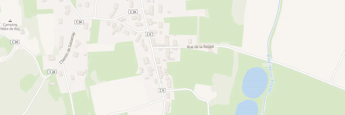 Plan du 69 Rue de la Prairie à Gergy