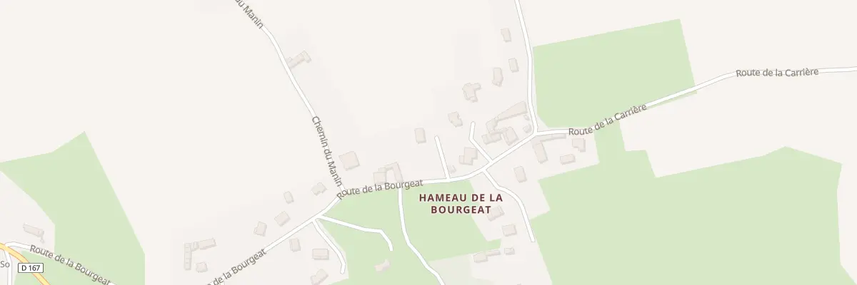 Plan du 587 Rte de la Bourgeat à Saint-Sorlin-de-Vienne