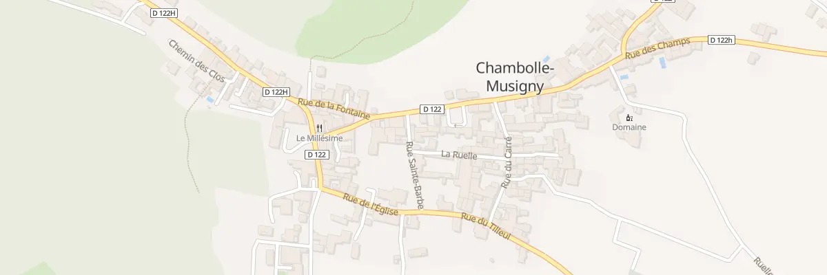 Plan du 3 Rue Sainte-Barbe à Chambolle-Musigny
