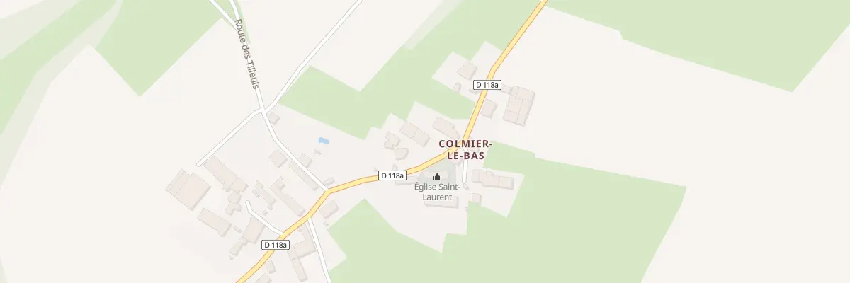 Plan du 7 Gr Grande Rue à Colmier-le-Bas