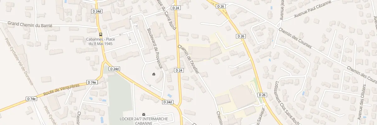Plan du 5291A Rte de Saint-Andiol à Cabannes