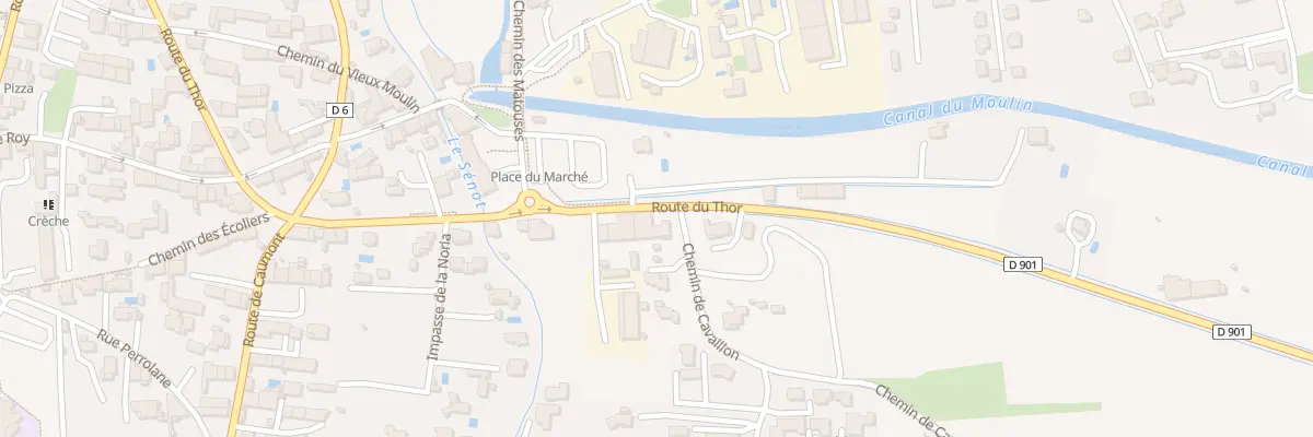 Plan du 34 Che de Cavaillon à Châteauneuf-de-Gadagne