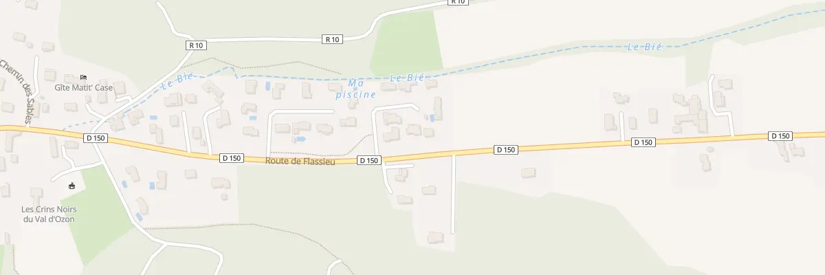 Plan du 6 Rte de Flassieu à Chaponnay