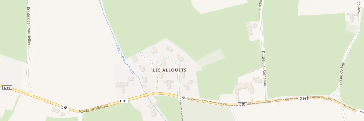 Plan du 9 Lot les Allouets à Biziat