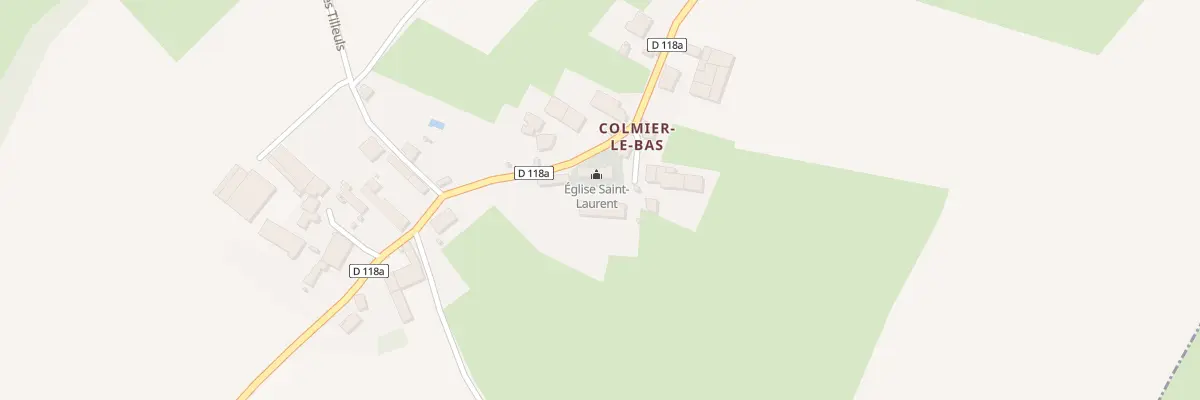 Plan du 4 Pl de la Mairie à Colmier-le-Bas