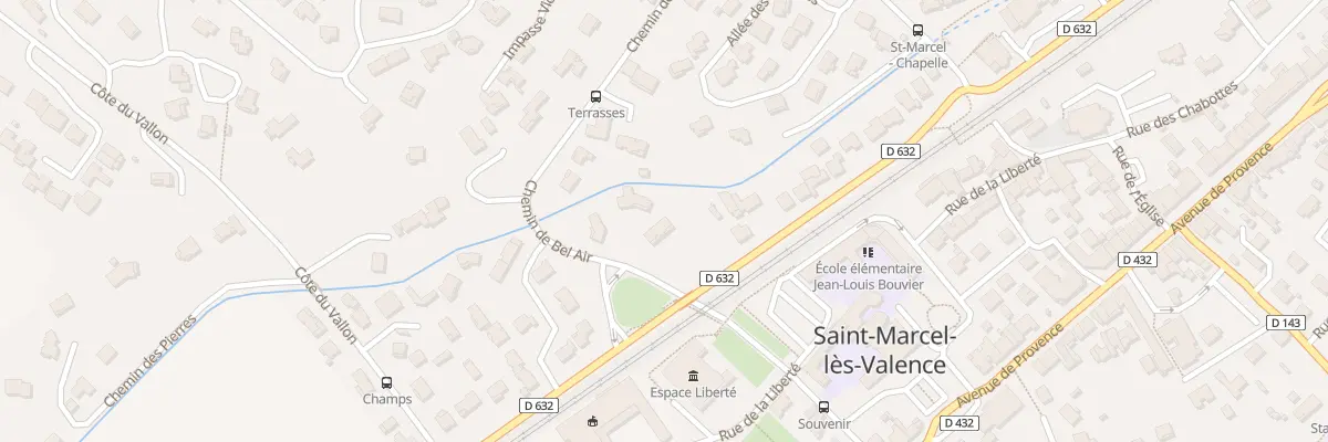 Plan du 12B Rue des Champs à Saint-Marcel-lès-Valence