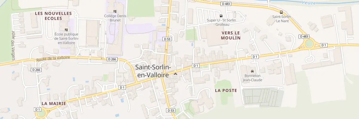 Plan du 45 Rte de Moras à Saint-Sorlin-en-Valloire