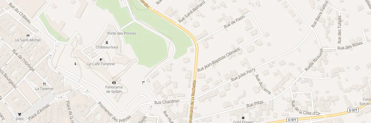 Plan du 15 Bd de la Rochette à Sedan