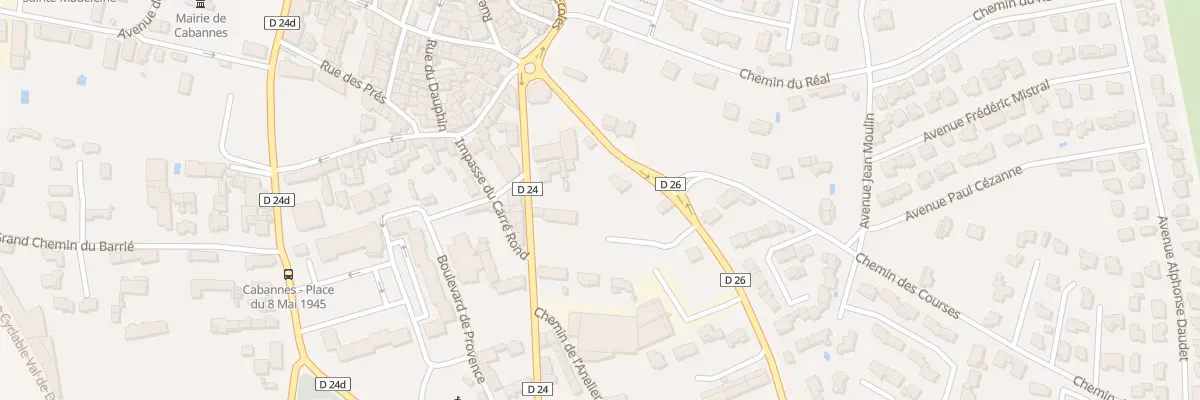 Plan du 9 Av de St Andiol à Cabannes